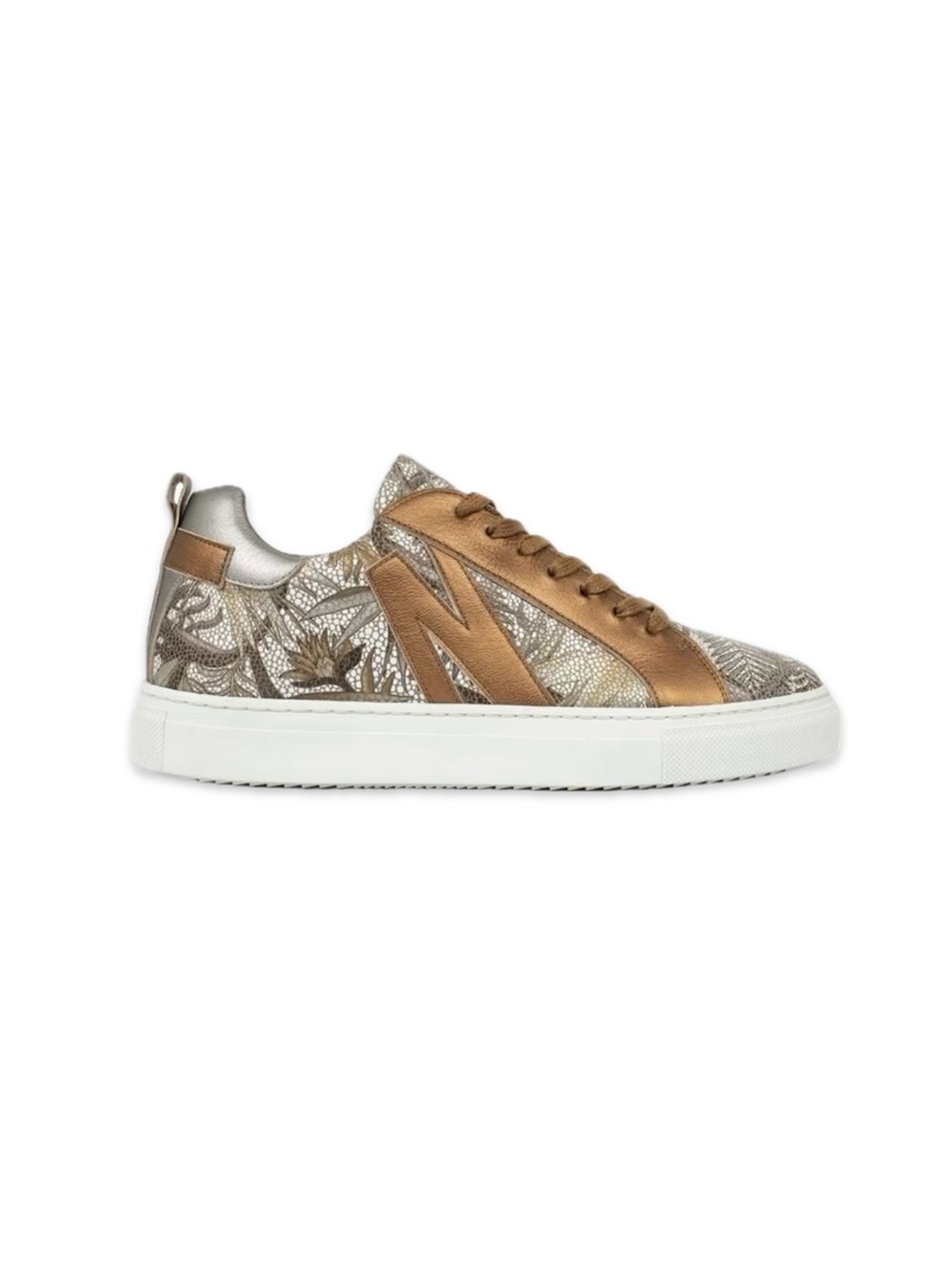 SANTE + WADE Sway Bronze Floral Print Sneaker